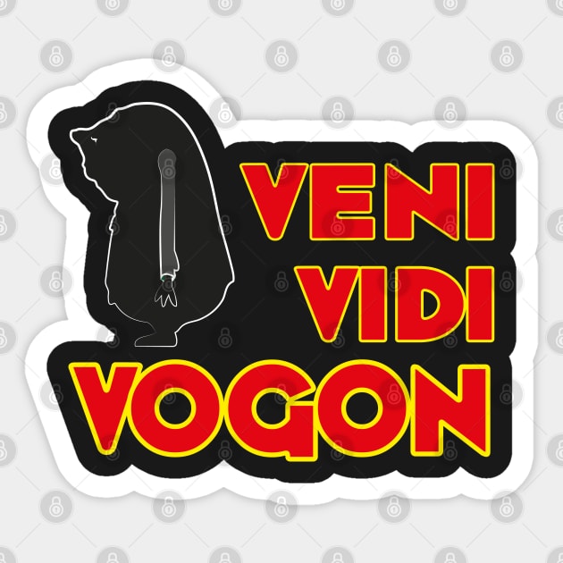 veni, vidi, vogon Sticker by Naive Rider